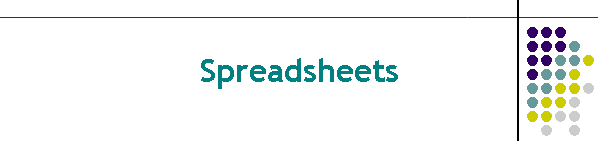 Spreadsheets